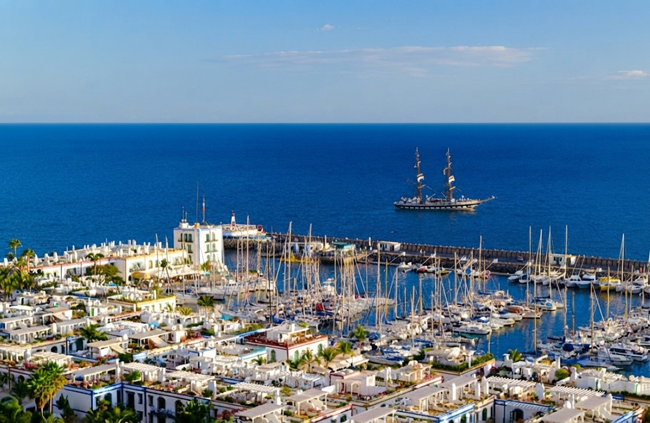 Visita al Puerto de Mogán y su mercado